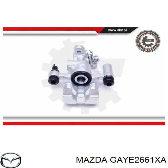 GAYE2661XA Mazda pinza de freno trasero derecho