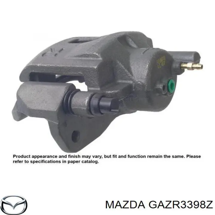 GAZR3398Z Mazda pinza de freno delantera derecha