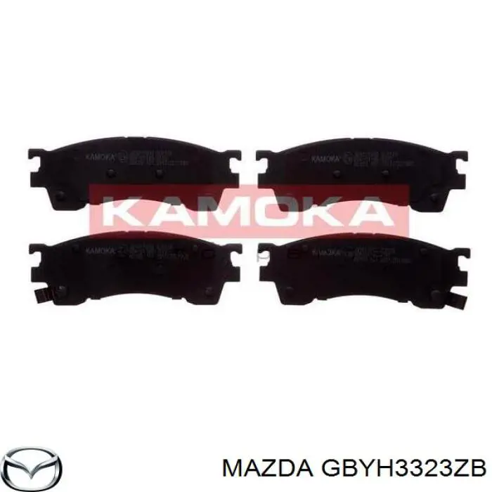 GBYH3323ZB Mazda pastillas de freno delanteras