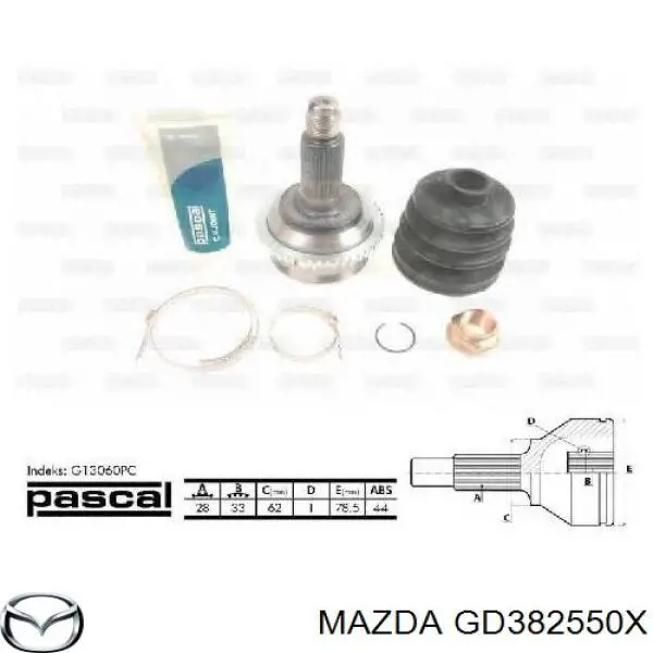 GD382550X Mazda 