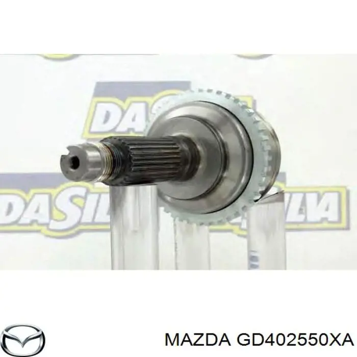 GD402550XA Mazda árbol de transmisión delantero derecho