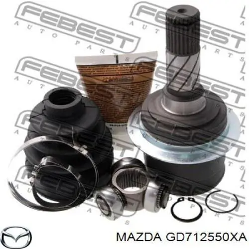  Árbol de transmisión trasero derecho para Mazda CX-7 ER