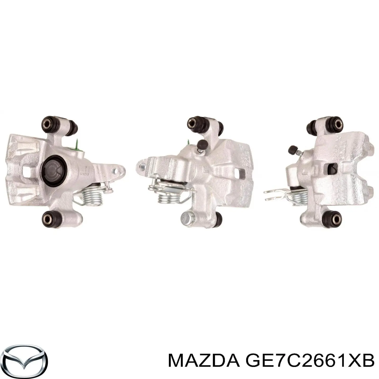 GE7C2661XB Mazda pinza de freno trasero derecho