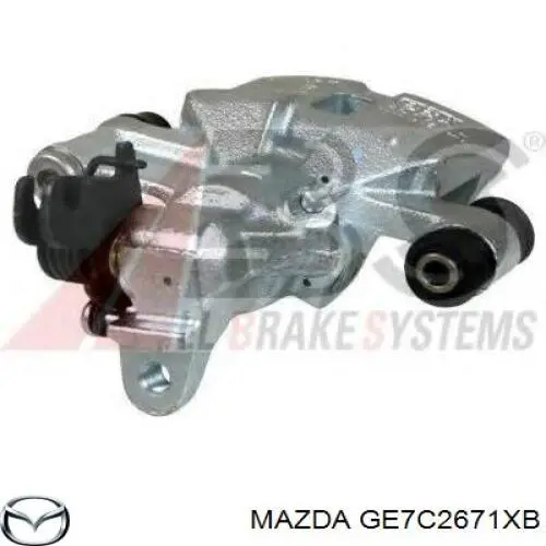 GE7C2671XB Mazda pinza de freno trasera izquierda