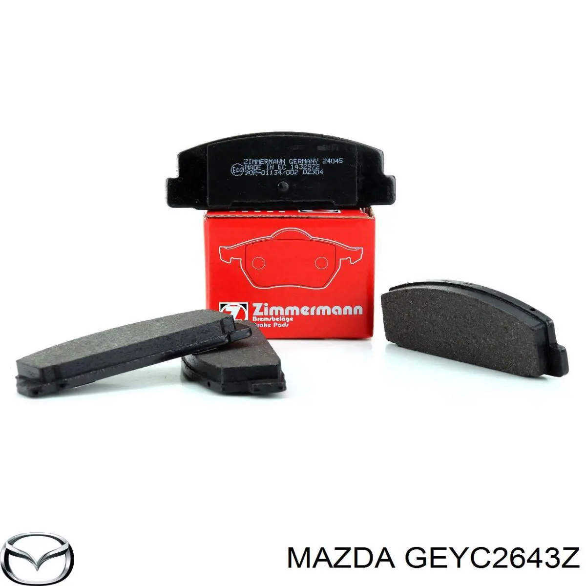 GEYC2643Z Mazda pastillas de freno traseras