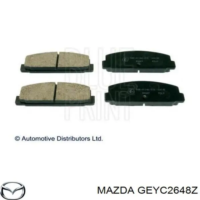 GEYC2648Z Mazda pastillas de freno traseras