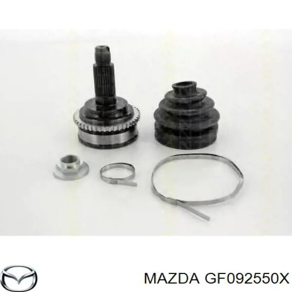 GP182550X Mazda árbol de transmisión delantero derecho