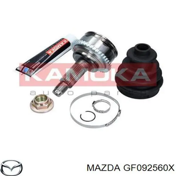 GP182560XF Mazda árbol de transmisión delantero izquierdo