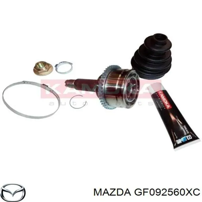 GF092560XC Mazda árbol de transmisión delantero izquierdo