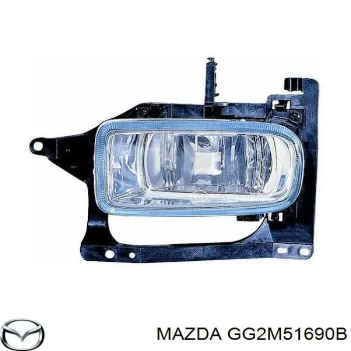 GG2M51690B Mazda faro antiniebla izquierdo