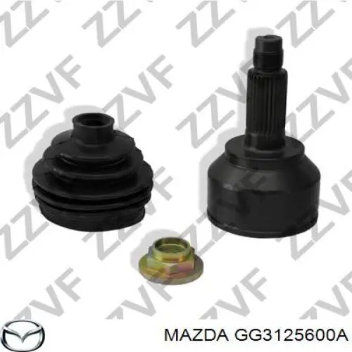  Árbol de transmisión delantero izquierdo para Mazda 3 BK12