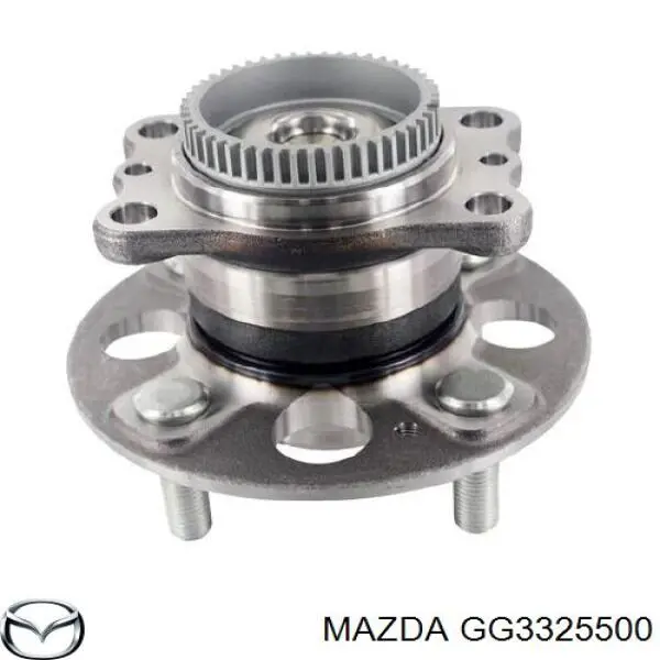 GG3325500D Mazda árbol de transmisión delantero derecho