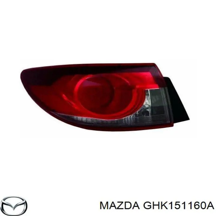 GHK151160A Mazda piloto posterior exterior izquierdo