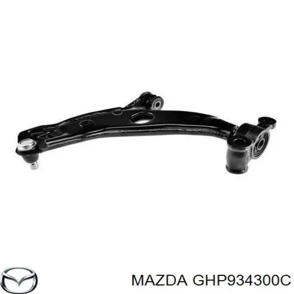 GHP934300C Mazda barra oscilante, suspensión de ruedas delantera, inferior derecha