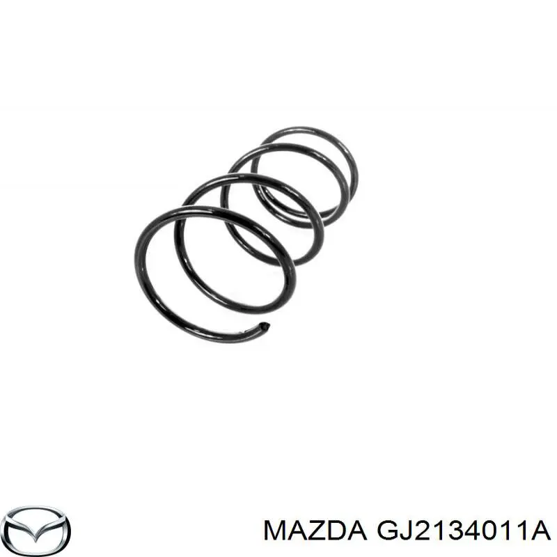 GJ2134011A Mazda muelle de suspensión eje delantero