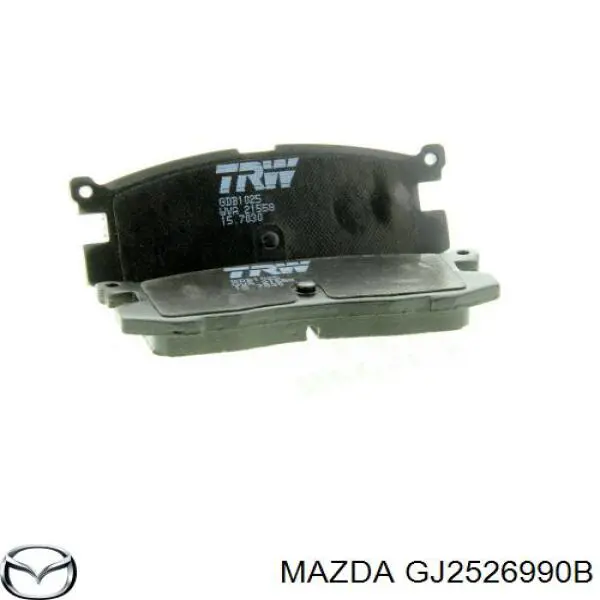  Pinza de freno trasera izquierda para Mazda 626 3 