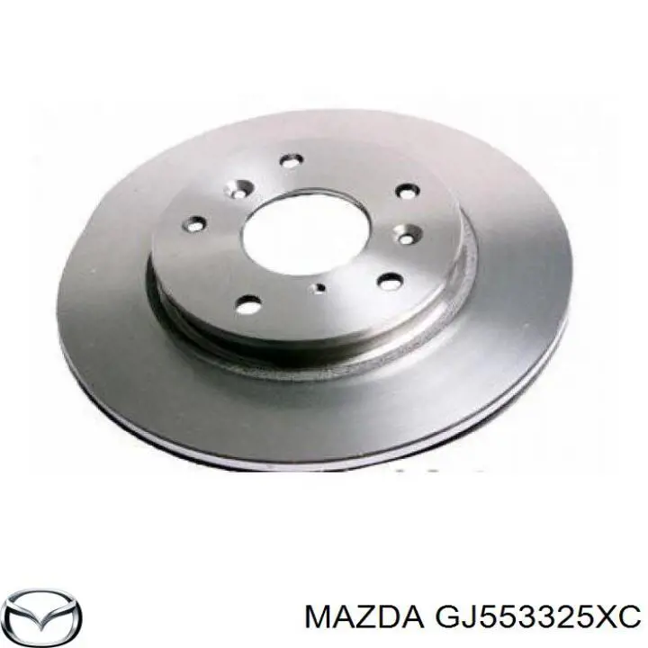 GJ553325XC Mazda freno de disco delantero