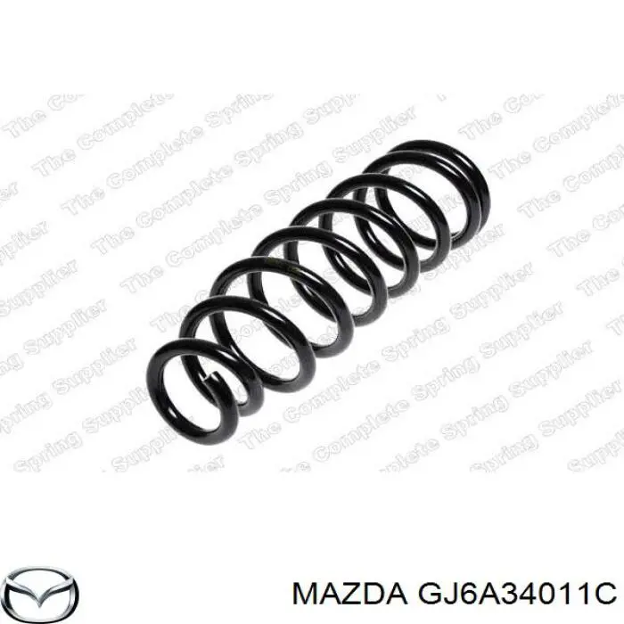 GJ6A34011C Mazda muelle delantero izquierdo