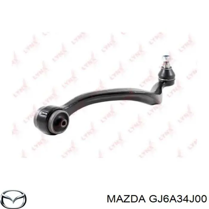 GJ6A34J00 Mazda barra oscilante, suspensión de ruedas delantera, inferior derecha