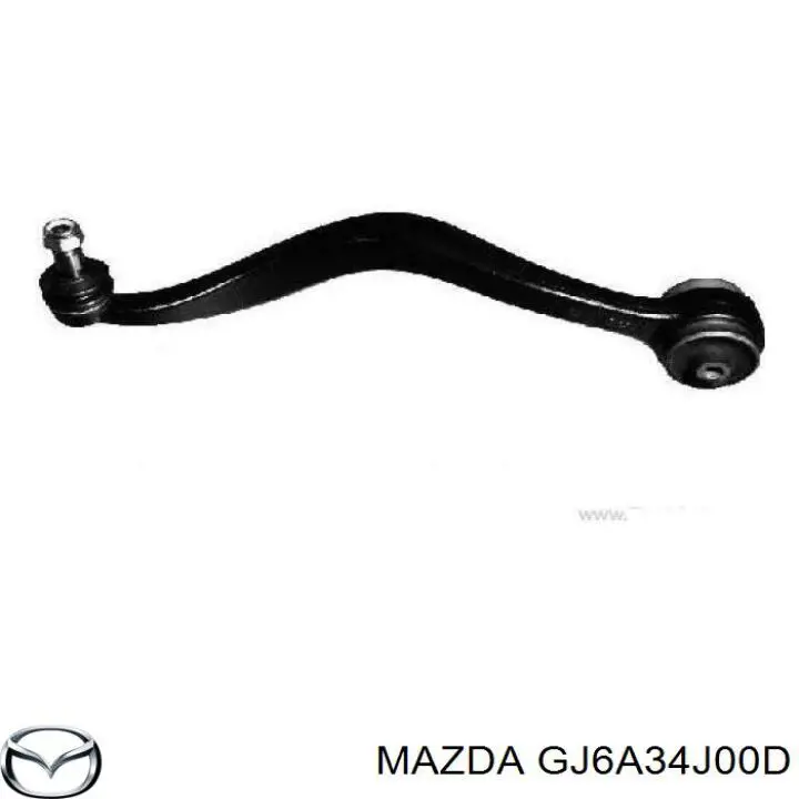 GJ6A34J00D Mazda barra oscilante, suspensión de ruedas delantera, inferior derecha