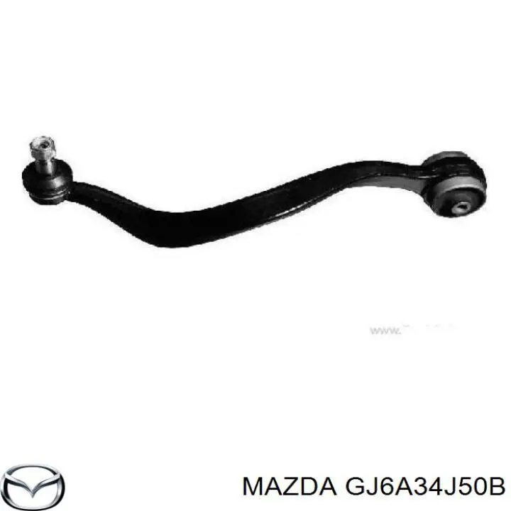 GJ6A34J50B Mazda barra oscilante, suspensión de ruedas delantera, inferior izquierda