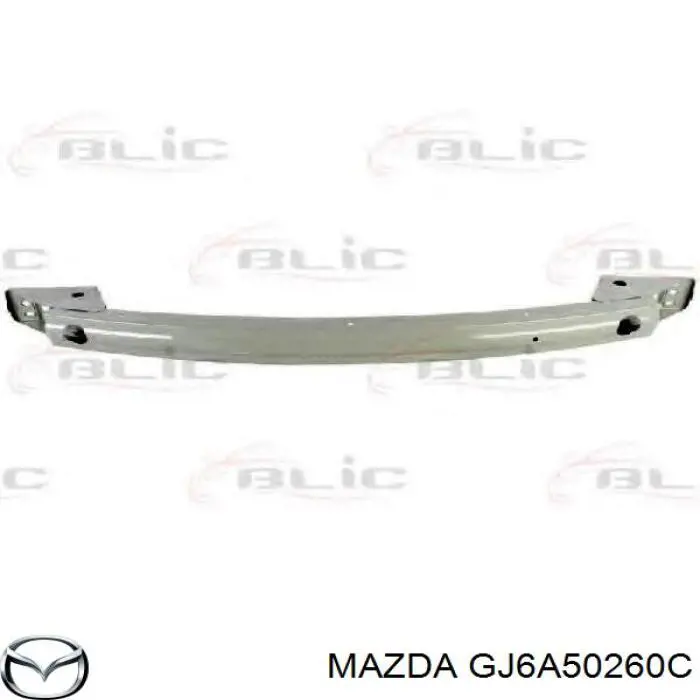 GJ6A50260C Mazda refuerzo paragolpes trasero