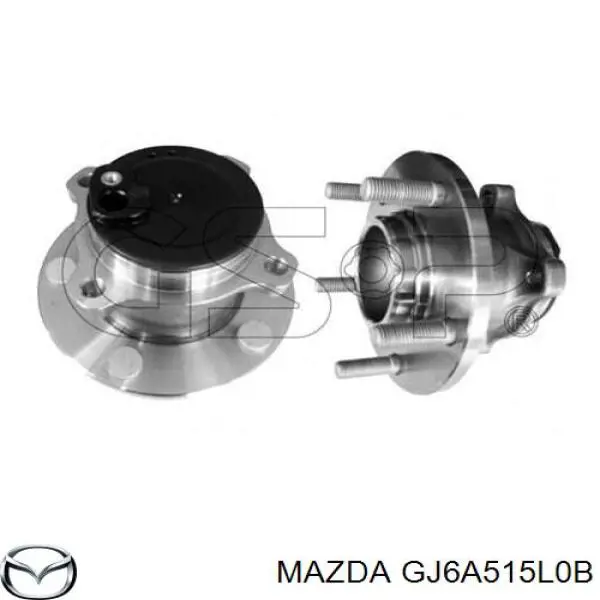  Reflector, parachoques trasero, derecho para Mazda 6 GG