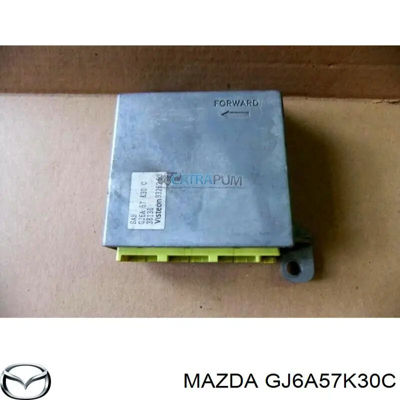 GJ6A57K30C Mazda procesador del modulo de control de airbag