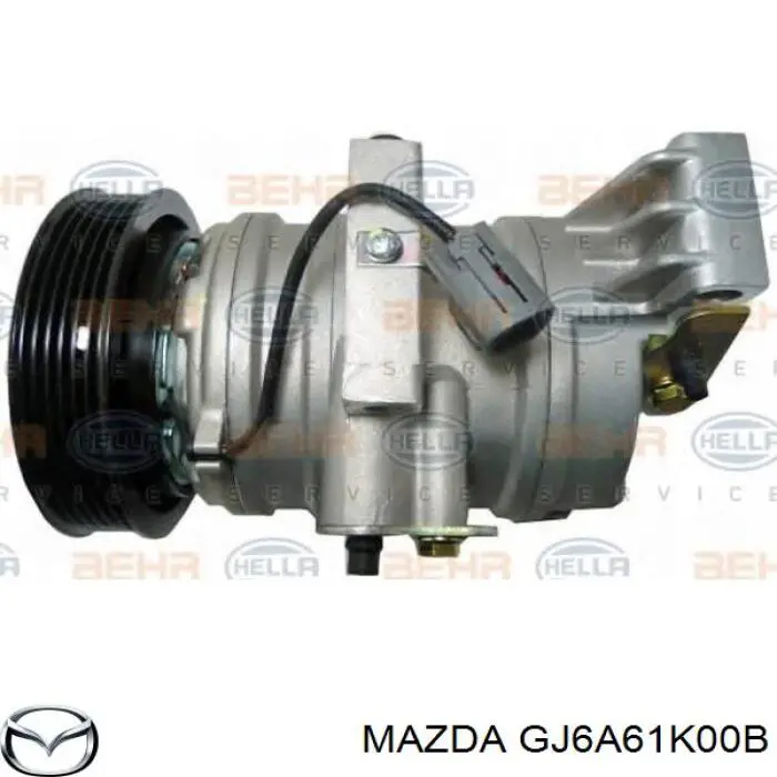 GJ6A61K00B Mazda compresor de aire acondicionado