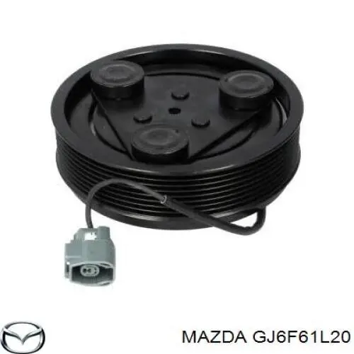 GJ6F61L20 Mazda polea compresor a/c