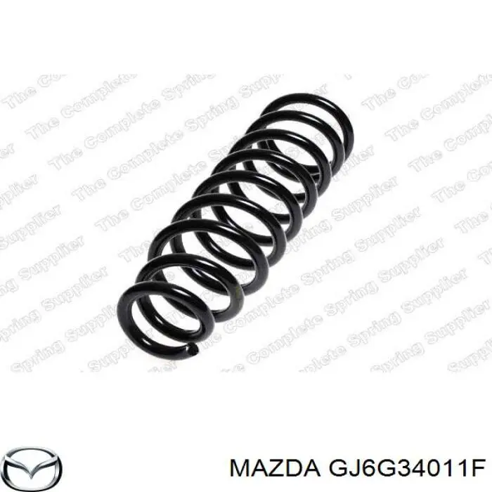 GJ6G34011F Mazda muelle de suspensión eje delantero