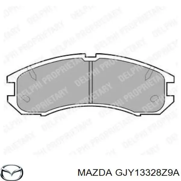 GJY13328Z9A Mazda pastillas de freno delanteras