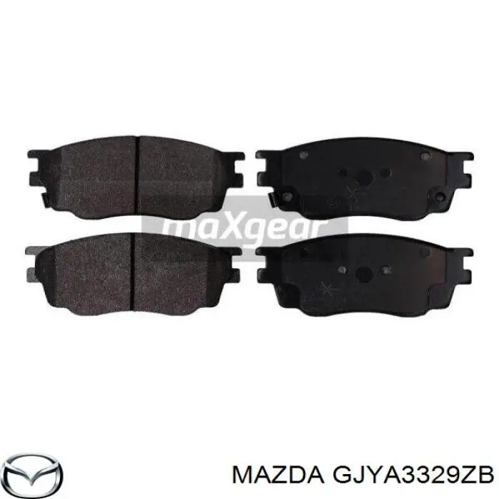 GJYA3329ZB Mazda pastillas de freno delanteras