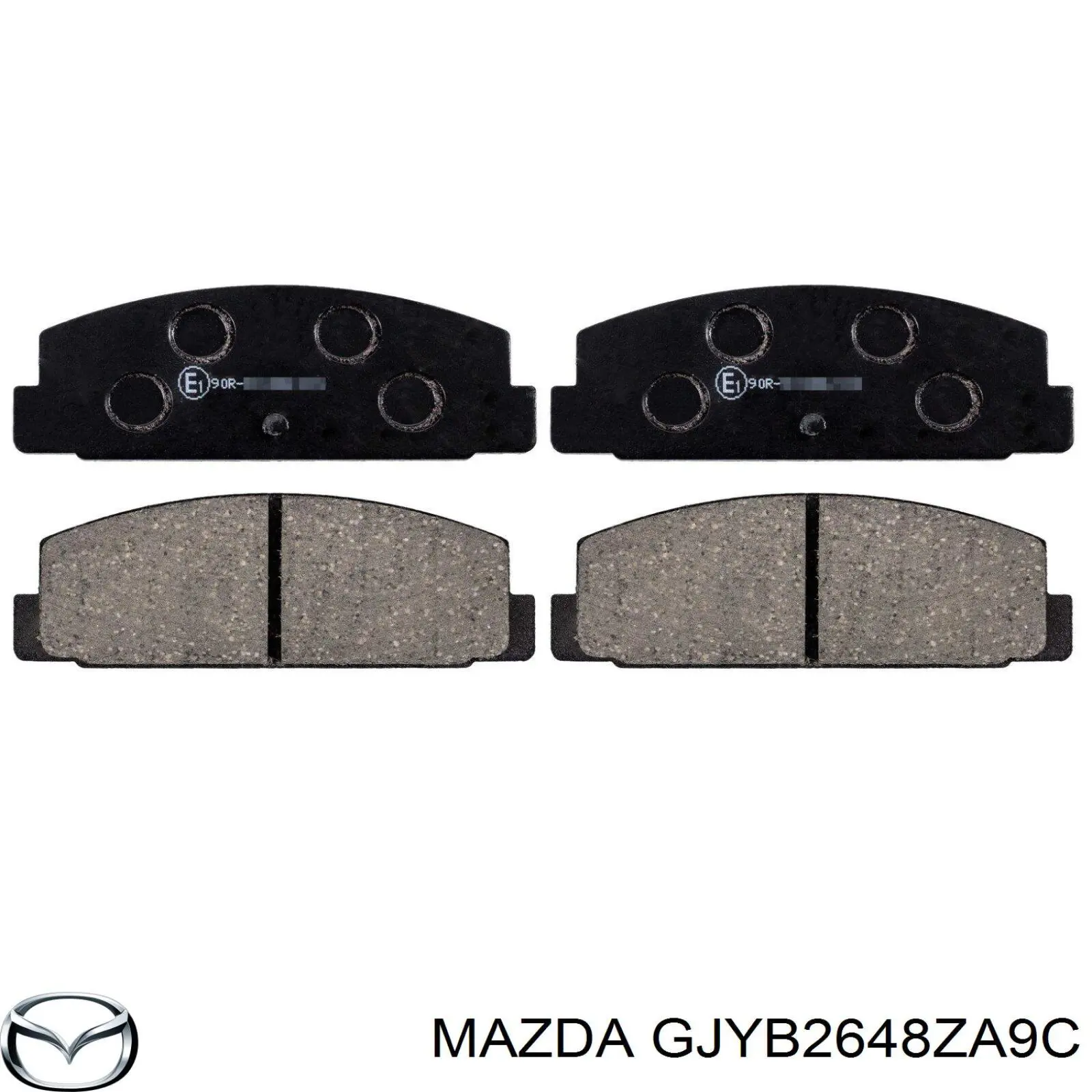 GJYB2648ZA9C Mazda pastillas de freno traseras