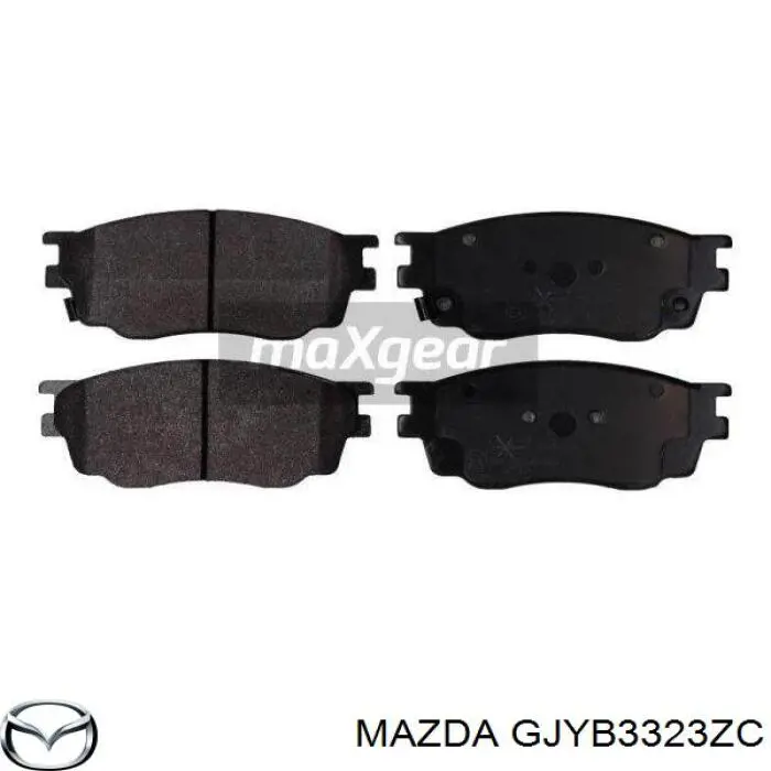 GJYB3323ZC Mazda pastillas de freno delanteras