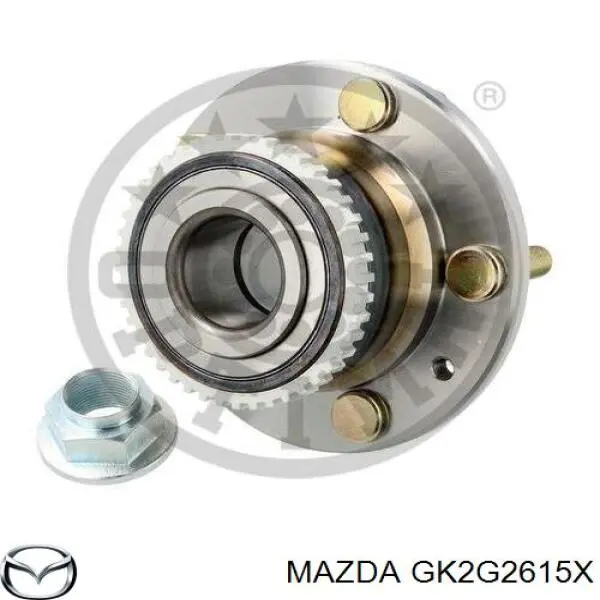 GK2G2615X Mazda cubo de rueda trasero