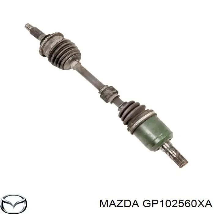 GP102560XA Mazda árbol de transmisión delantero izquierdo