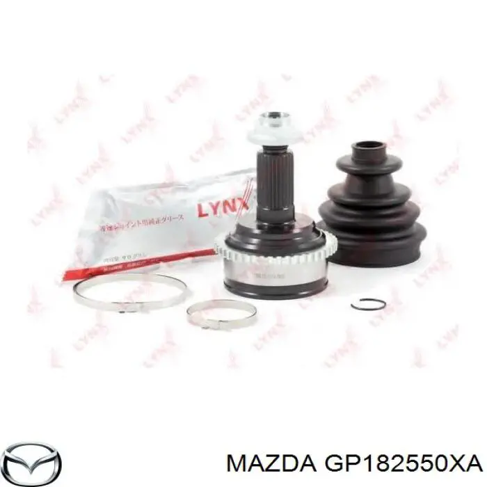 GP182550XA Mazda árbol de transmisión delantero derecho