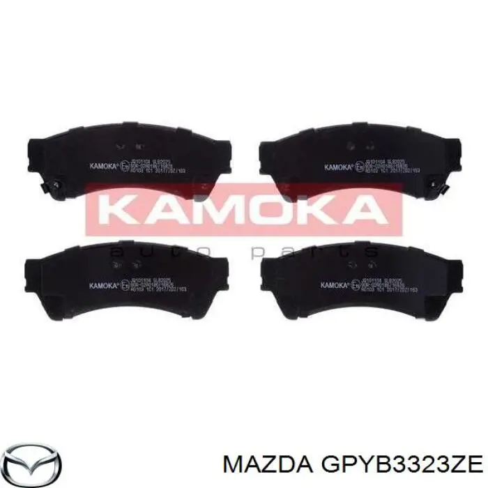 GPYB3323ZE Mazda pastillas de freno delanteras