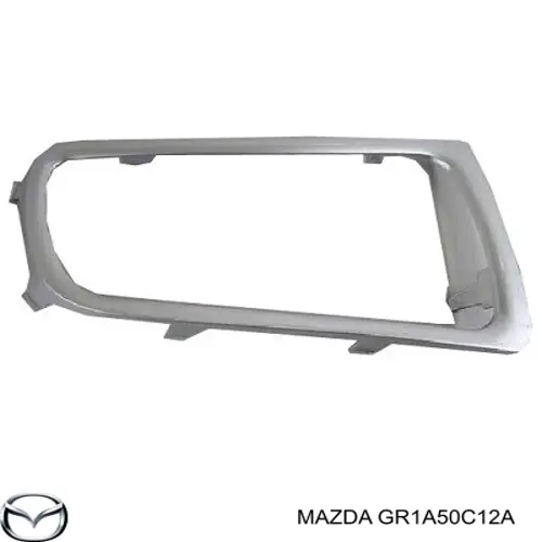 GR1A50C12A Mazda rejilla de antinieblas delantera derecha