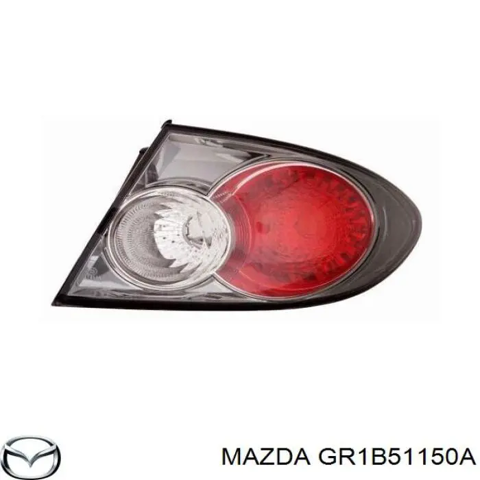 GR1B51170A Mazda piloto posterior exterior derecho