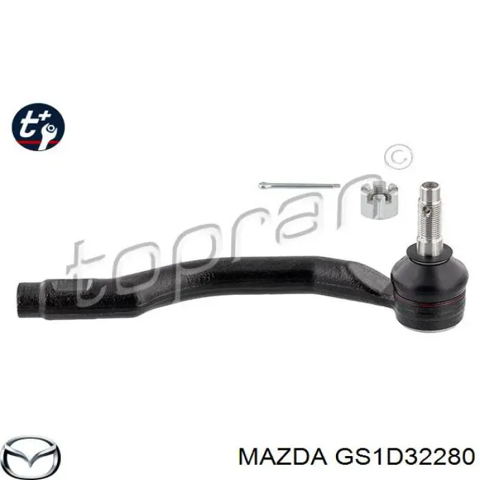 GS1D32280 Mazda rótula barra de acoplamiento exterior