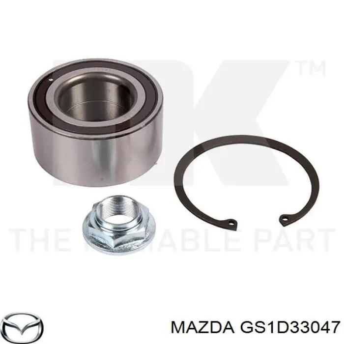 GS1D33047 Mazda cojinete de rueda delantero