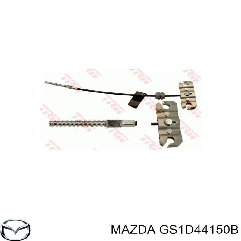 GS1D44150B Mazda cable de freno de mano delantero