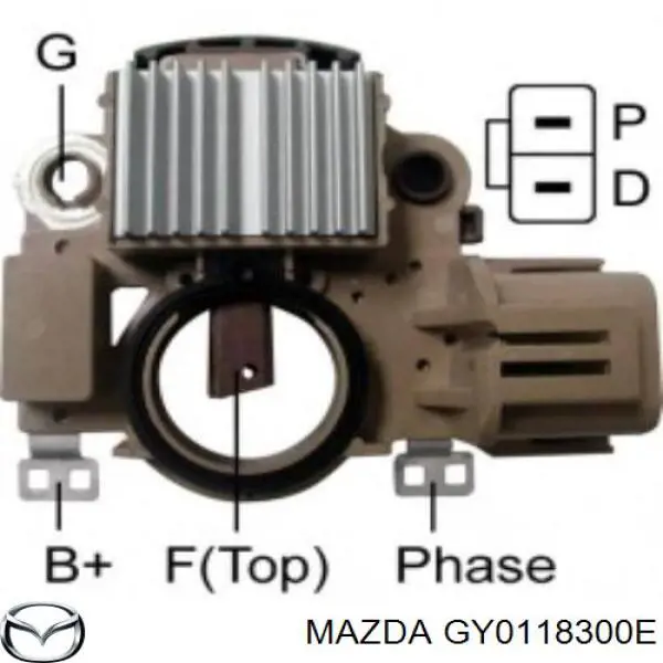 GY01-18-300E Mazda alternador