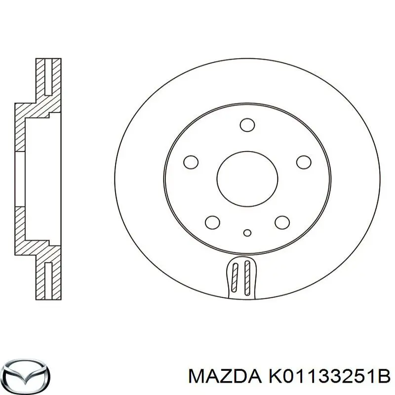 K01133251B Mazda freno de disco delantero