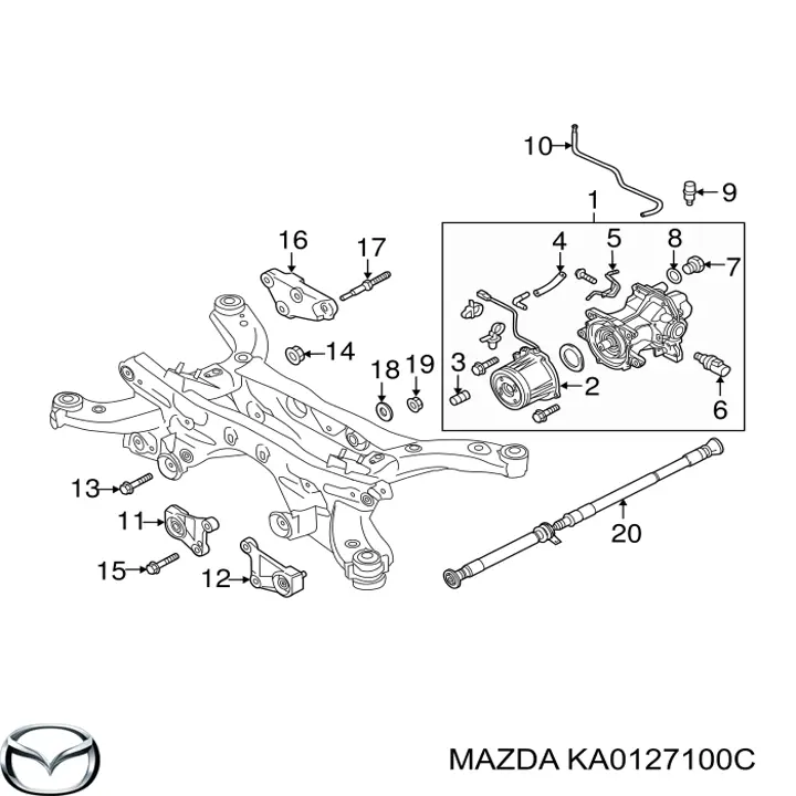 KA0127100C Mazda 