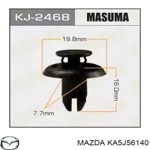 KA5J56140 Mazda 