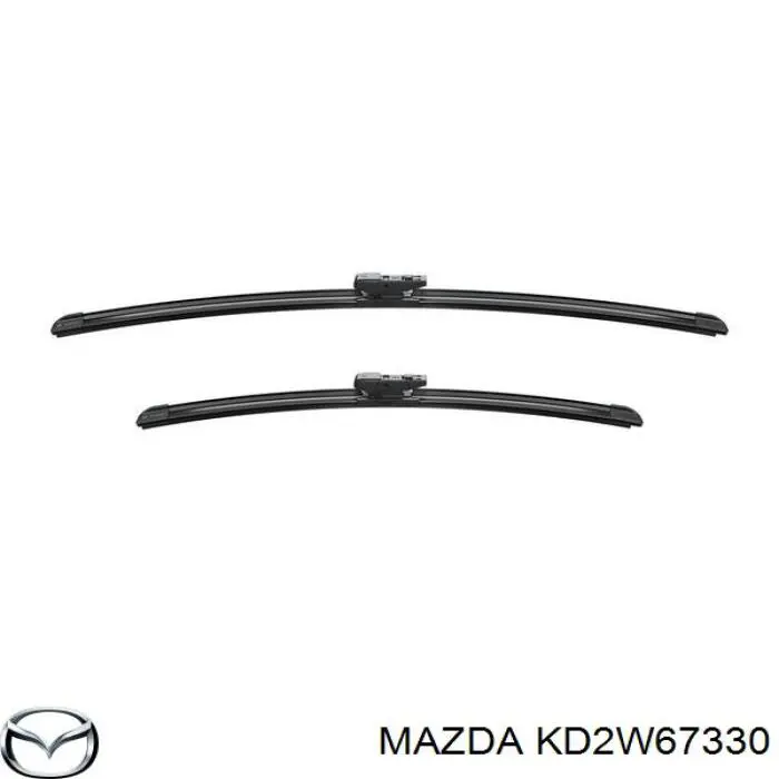 KD2W67330 Mazda limpiaparabrisas de luna delantera copiloto