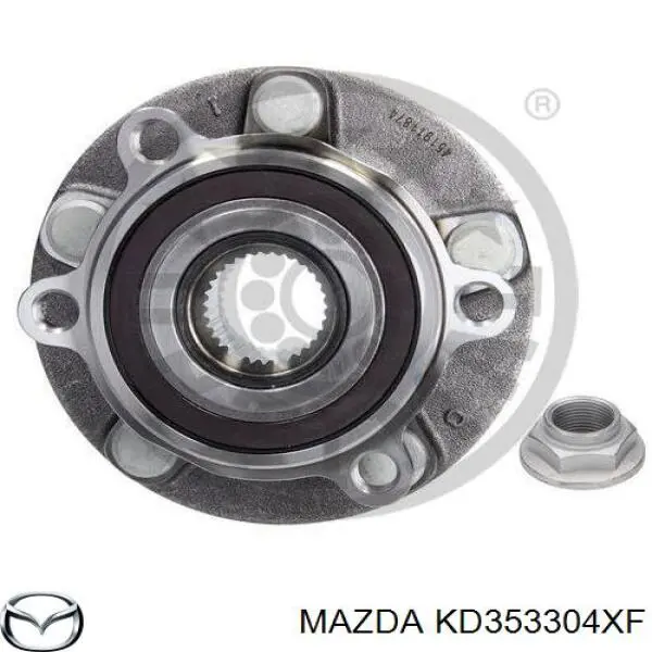 KD353304XF Mazda cubo de rueda delantero